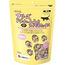 Amazon | ママクック 猫 おやつ フリーズドライのムネ肉レバーミックス